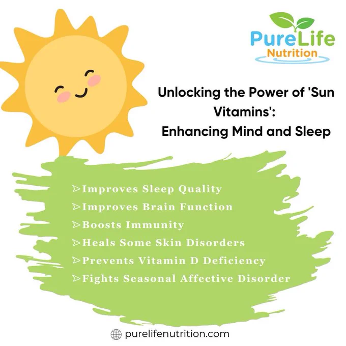 Radiate Wellness with PureLife Nutrition's 'Sun Vitamins'!

🌈 Unveil a brighter, healthier you with PureLife Nutrition! For the mindful souls in the yoga and vegan communities, our supplements are a beacon of well-being. 

Let the power of 'Sun Vitamins' elevate your brain function, improve your sleep, and fortify your immune system. Embrace a life where each day brings a renewed sense of vitality and joy. 

PureLife Nutrition invites you to radiate wellness from within. Explore the sunshine at purelifenutrition.com.