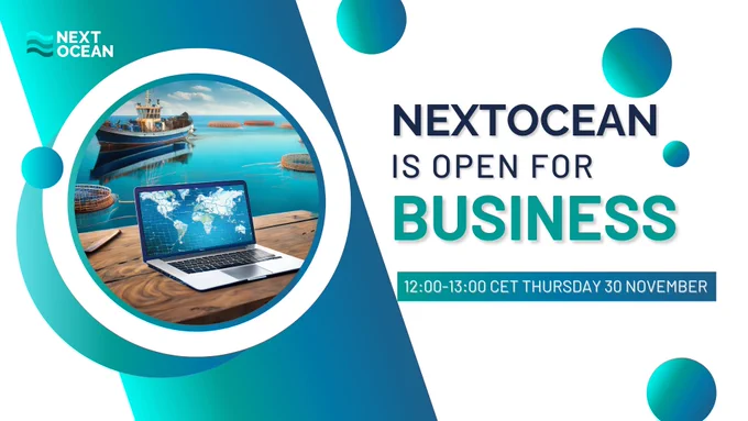 NextOcean is open for business webinar, www.nextocean.eu/webinars