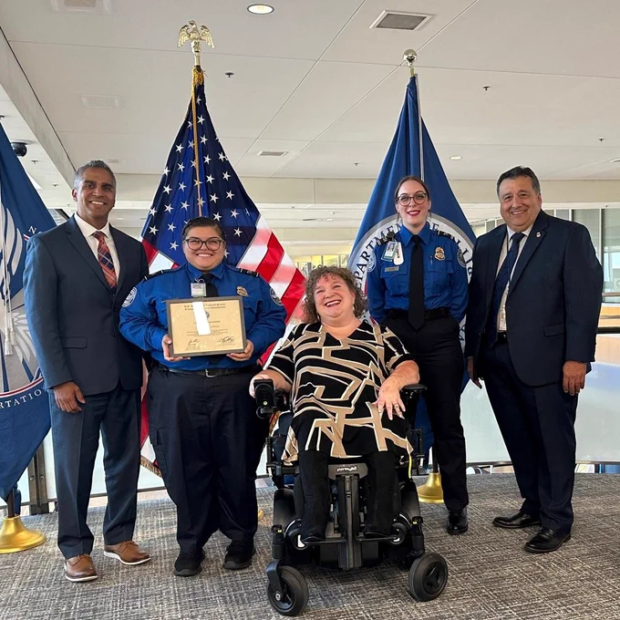 Photo of Mindy with Team TSA at AUS