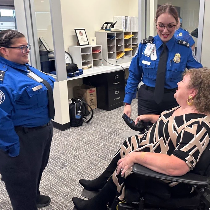 Photo of Mindy with Team TSA at AUS