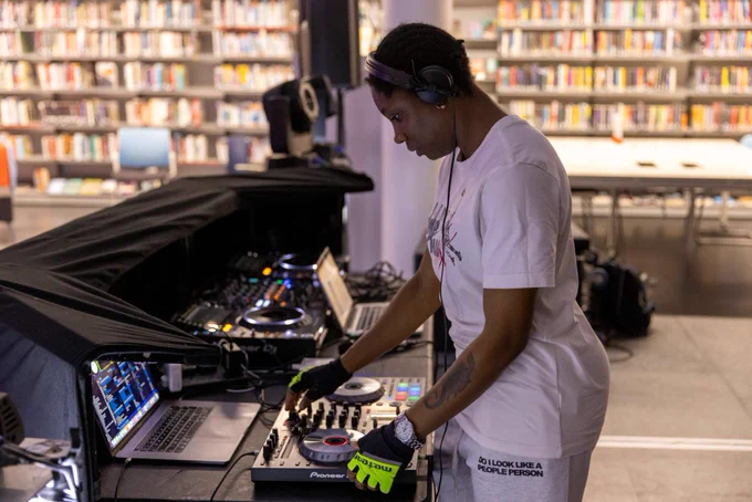 Alexandra Palace's Library Lates: Rhythm Stick Inclusive Club Night, photography by Lloyd Winters. 