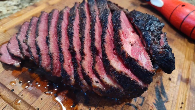 Brisket Pastrami from a brined point 