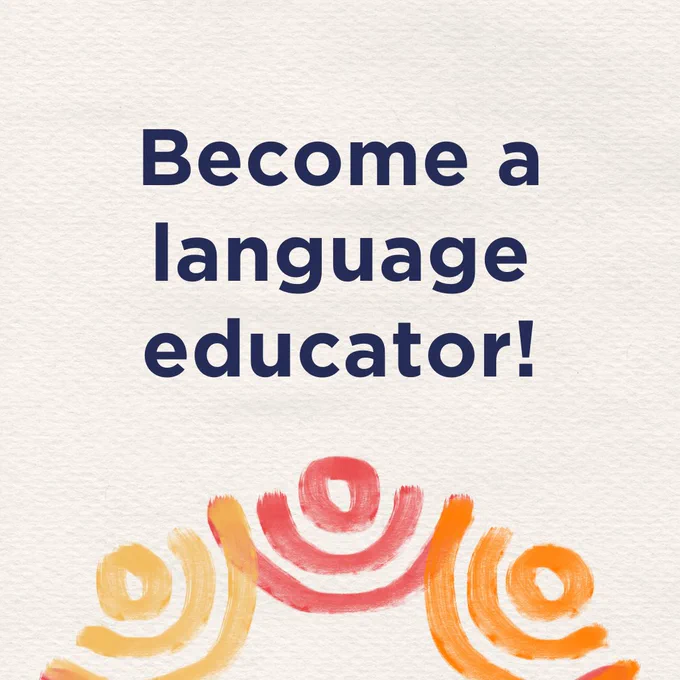 "Become a language educator!"