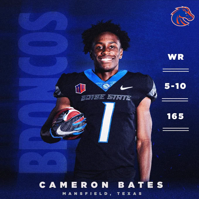 Cameron Bates
Mansfield, Texas
WR || 5-10 | 165