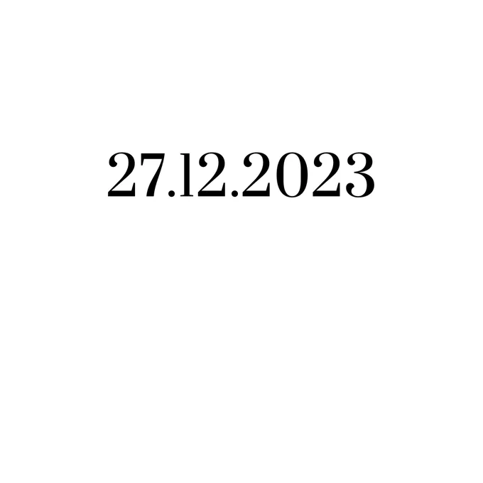 Text on a white background reads "27.12.2023"