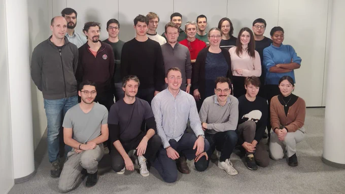 Photo de groupe des membres de l'équipe-projet commune ARGO.
