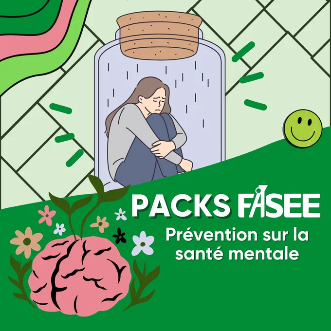 Présentation des packs FASEE de décembre sur la prévention sur la santé mentale