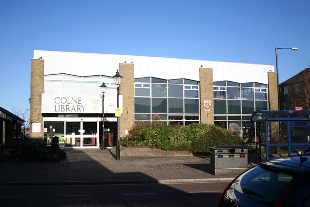 Outside Colne Library