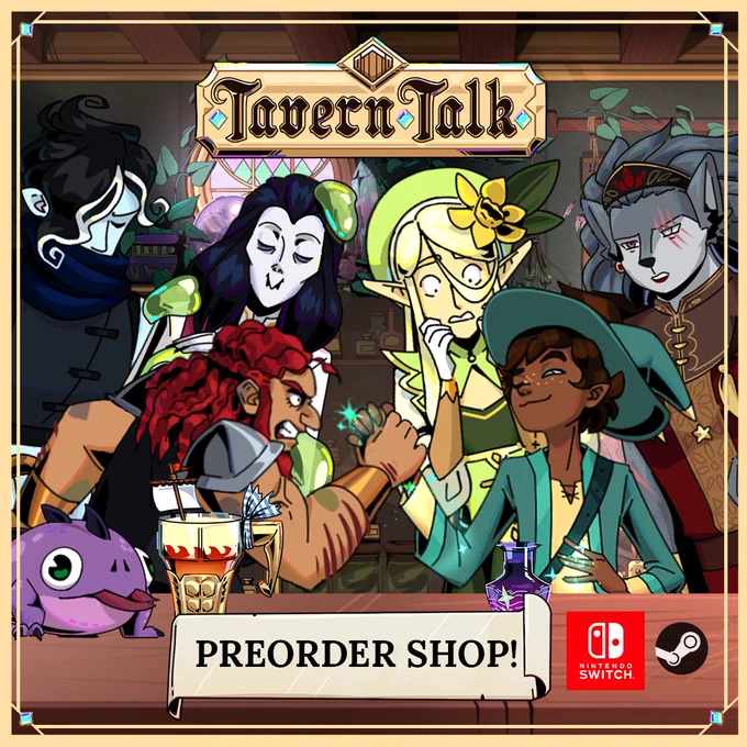 Preorder Shop of Tavern Talk is online!