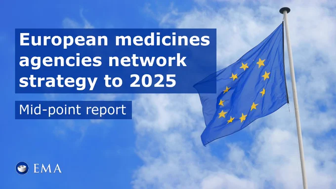 European medicines agencies network strategy to 2025 , mid-point report [European flag]