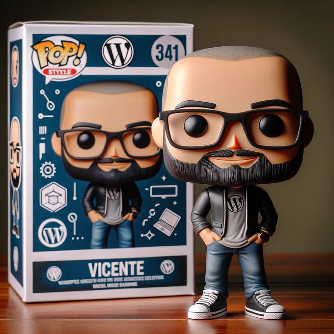Un funko pop de Vicente