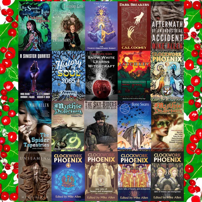 20 Mythic Delirium Book covers
