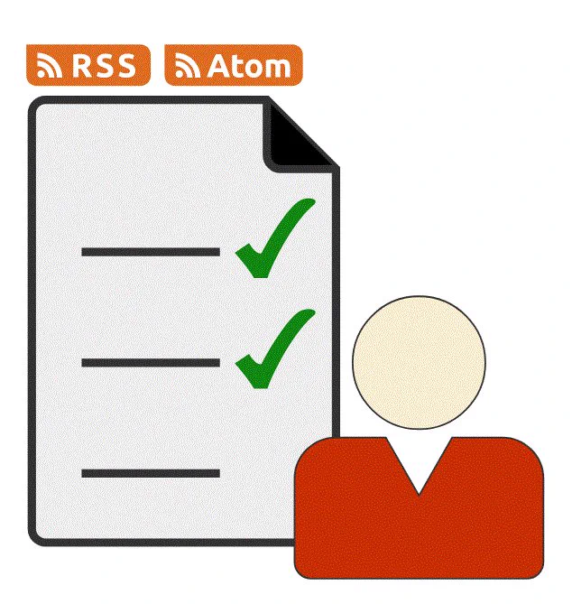 Symbolbild Blog mit RSS