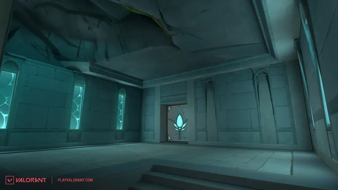 A Link after, wall extended on one side of the breakable door