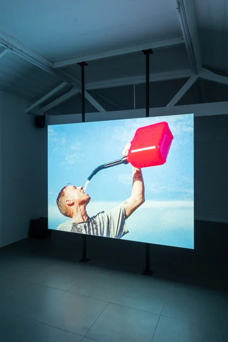 Max Göran, Dieseline Dreams, 2023, at Cell Project Space, 2023-4. Photo credit: Jonas Balsevičius 