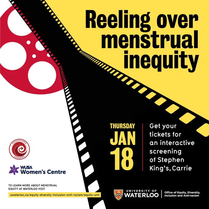 Reeling over menstrual equity thursday Jan 18