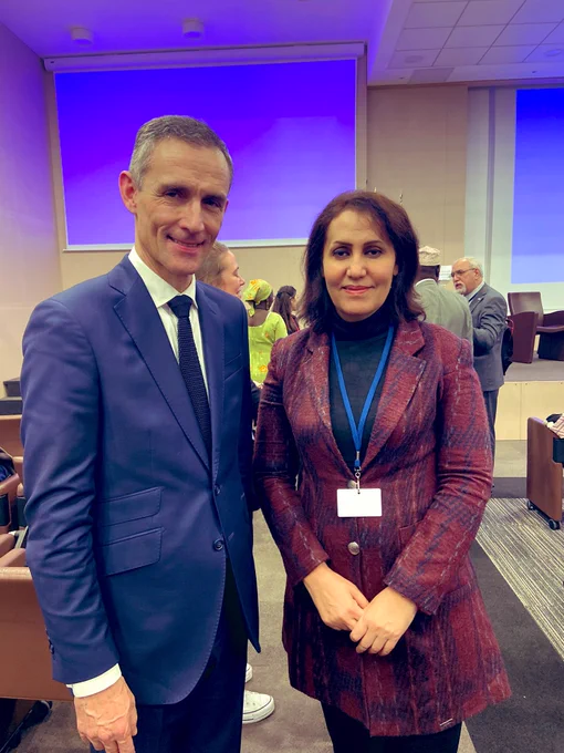 At Centre de Crise de Soutien with the Director Philippe Lalliot