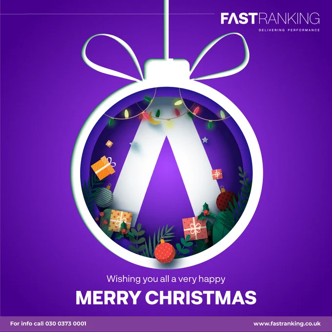 MERRY CHRISTMAS from Fast Ranking! ✨

May your brand jingle all the way this holiday season with the help of Fast Ranking, your digital marketing Santa!

Imagine a tree of festive possibilities:
Branding, Web Development, Paid Advertising, Content Management, Graphic Design, Social Media Marketing, Search Engine Optimization and Many more.

This Christmas, don't settle for a lump of coal. Let Fast Ranking be your digital Santa and shower your brand with the gift of marketing success.

Contact us today, and let's make your brand jingle all the way to the top of the charts!
Call: 030 0373 0001

Website: https://www.fastranking.co.uk/

or you can directly DM us.

Connect with us:
https://www.facebook.com/FastRankingUK/
https://www.instagram.com/fastrankinguk/