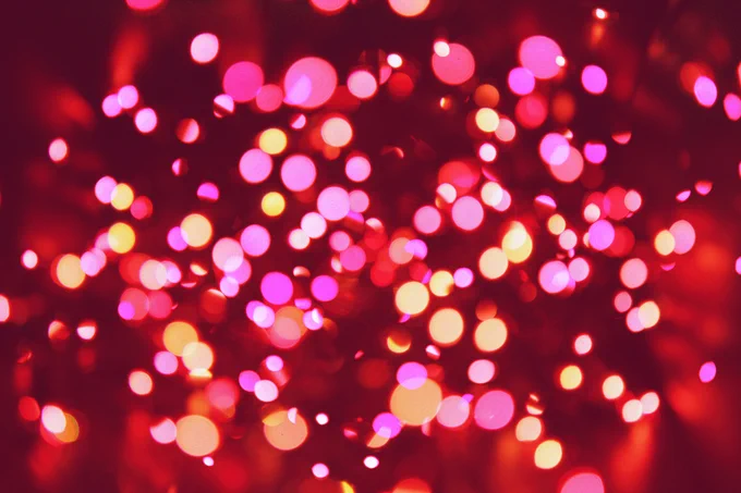 Luces Bokeh Rosa