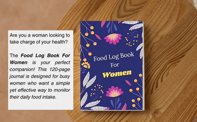 Food Log Book for Women