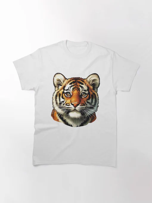 https://www.redbubble.com/es/i/camiseta/Mirada-Majestuosa-de-Tigre-de-Loveanddraw/156480433.WFLAH?asc=u
