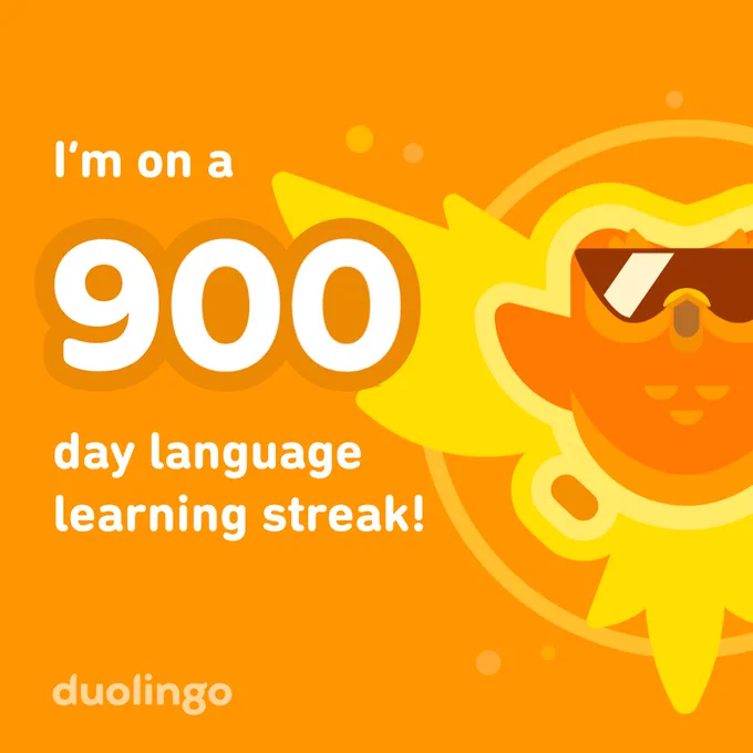 900 days of learning Italian on Duolingo 