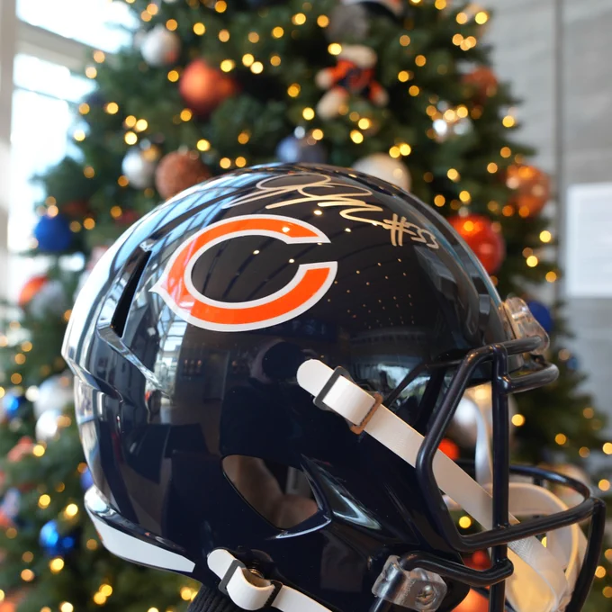 Jaylon Johnson signed helmet