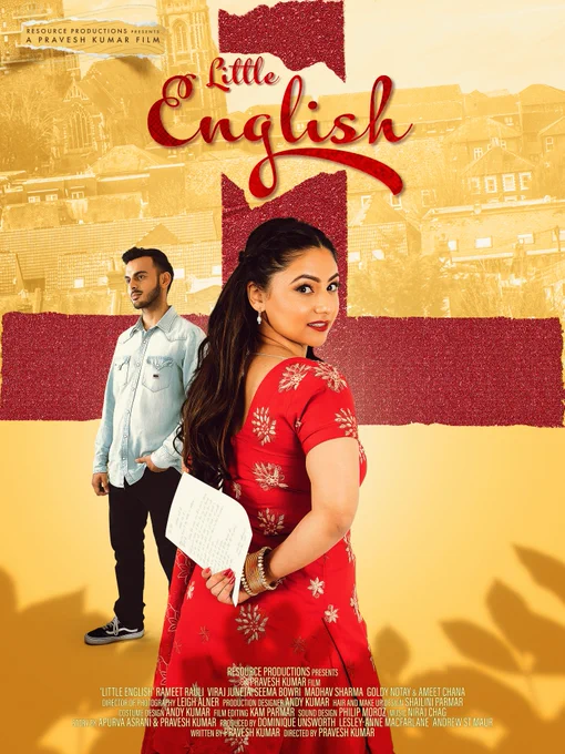 I was asked by production company Resource Productions to create a poster design for their new feature film Little English. The film had a short nationwide cinema release in 2023. Out now on digital platforms in the UK.

For a closer look visit - https://www.behance.net/gallery/179485677/Little-English-Resource-Productions