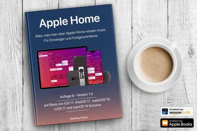 Bild zeigt „Apple Home“-Fachbuch. 