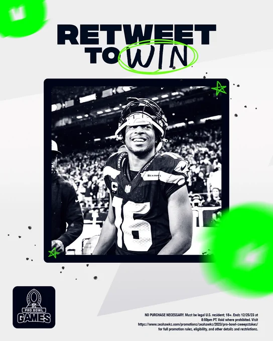 You know what to do. RT to win a signed Tyler Lockett jersey! 