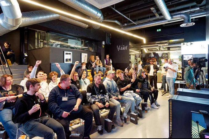 Photo du publique lors de la Finale de la Coupe des Régions de Clash of clans en plein cœur de Paris!