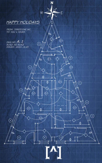 Holiday card by thirdstone inc. 