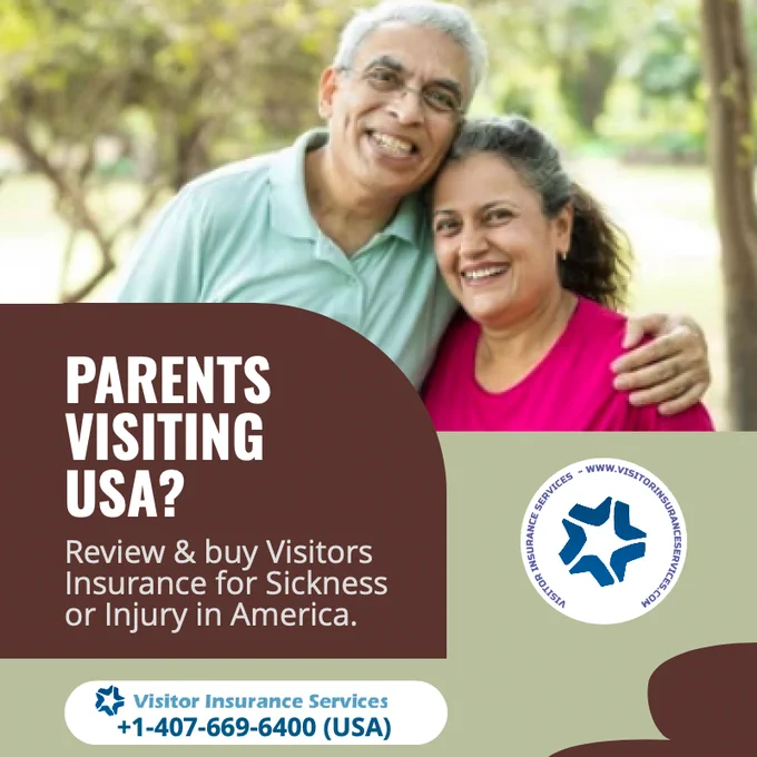 Visitors Medical Insurance is ideal coverage for parents as visitors to the USA, foreign nationals as travelers visiting America, or Indian relatives visiting the USA, or for foreign tourists traveling to the United States, or anyone traveling outside their home country. Review top-rated visitors insurance plans and buy the best suited visitors coverage for USA, top-rated visitor insurance plans with sickness or injury benefits, quote cost and instantly purchase Visitor Insurance India to USA today on VisitorInsuranceServices.com.