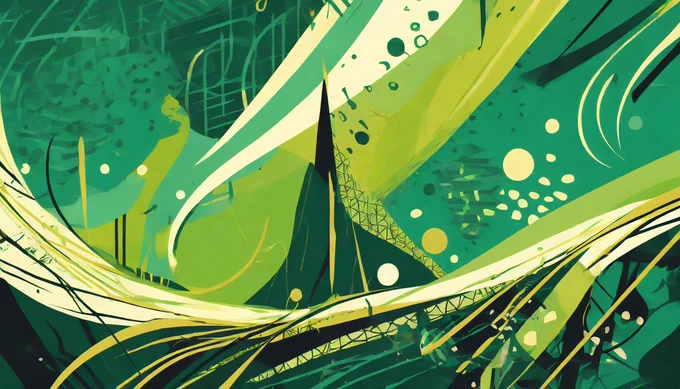 Green Background - Generated with Creatica
