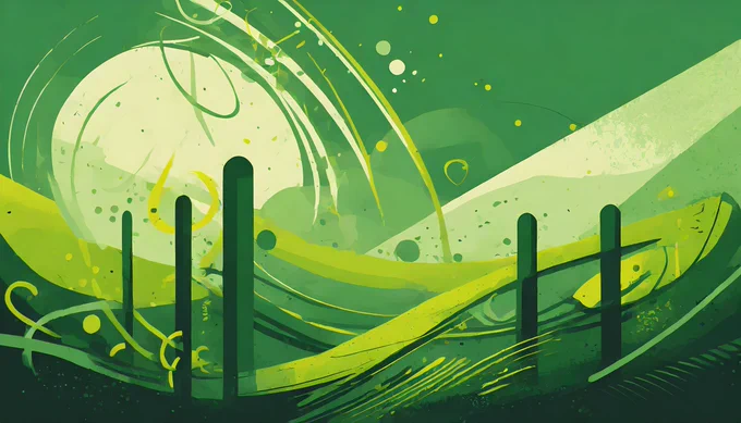 Green Background - Generated with Creatica