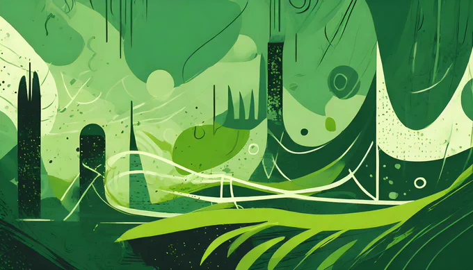 Green Background - Generated with Creatica