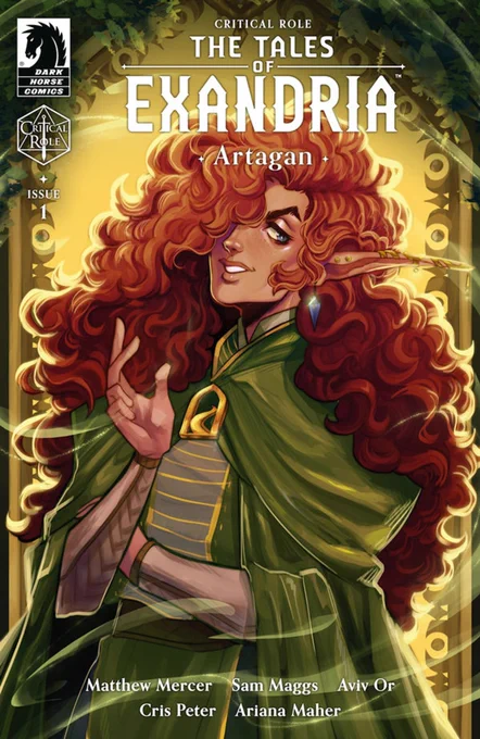 Critical Role: The Tales of Exandria II–Artagan issue #1 cover, showing a glorious Artagan looking glorious.