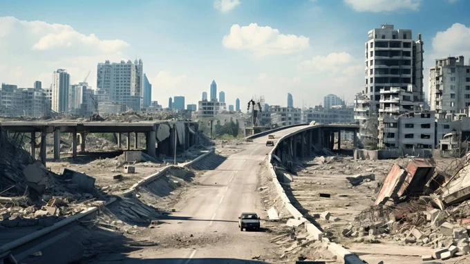 Destruction shown in Yemen 