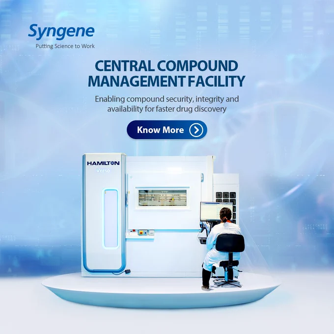 Drug Discovery
Biotech
Syngene Biopharma
Hyderabad
Drug Development
Central Compound Management