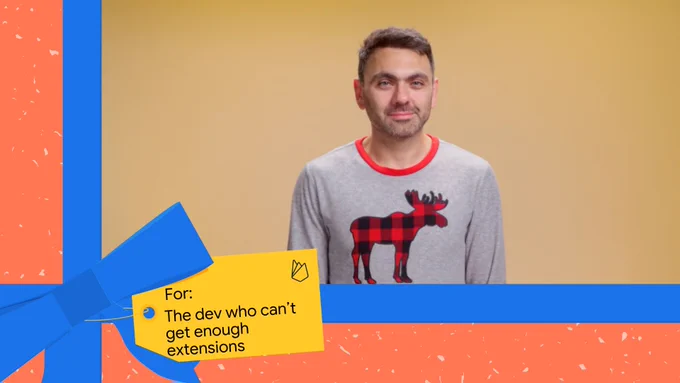 Image of Firebaser Iman with text that reads "For: The dev who can't get enough extensions".