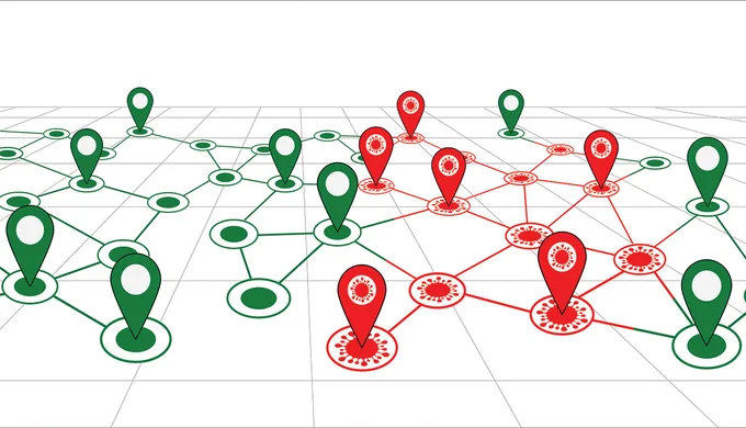 Six “points of failure” inherent to digital contact tracing prevented the strategy from being effective during the pandemic. Image credit: Shutterstock/Pixsooz