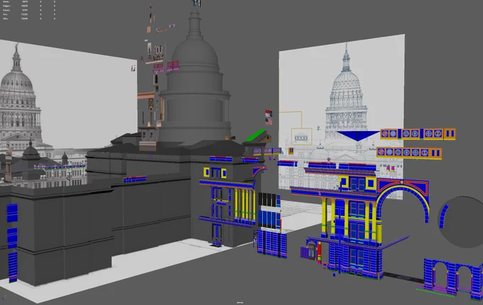 Maya scene