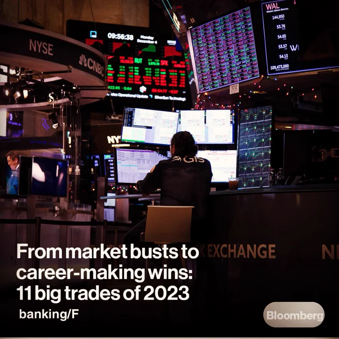 In the dynamic realm of financial markets, a substantial AI trade assumed the role of a savior, infusing vitality into the stock market.

Amidst certain fluctuations in the financial markets, unwavering crypto enthusiasts discovered a moment of redemption, affirming the resilience of digital currencies. Notably, various bubbles, including the one surrounding ESG, underwent a deflationary phase, highlighting the nuanced dynamics at play.

As the curtain falls on this year's trading activities, Banking Floor presents an insightful chronicle of the market's journey. This narrative encompasses the positive, the challenging, and the unexpected, skillfully recounted by our dedicated team of market reporters spanning from Europe to China. Delve into this comprehensive coverage by following the link in our bio. (📷Michael Nagle)

banking/F (c) Banking Floor 2024