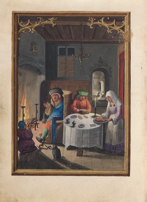 Da Costa hours
Illuminated by Simon Bening (1483/84–1561)
Ghent, Belgium, ca. 1515
Purchased by J. Pierpont Morgan (1837–1913), 1910, MS M.399, fol. 2v
