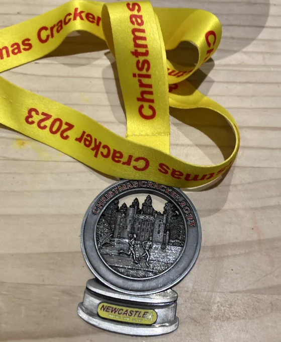 Christmas Cracker 2023 medal
