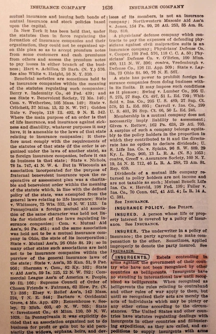 Definition of Insurgents.
Bouviers Law Dictionary Third Revision.
Copy in hand.
All Rights Reserved.

