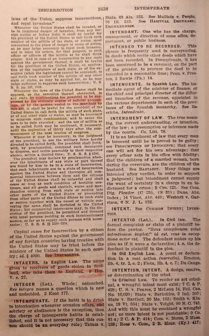Definition Of Insurrection Continued.
Bouviers Law Dictionary Third Revision.
Copy in hand.
All Rights Reserved.
