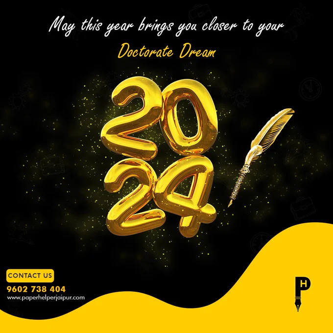 May the New Year bring you boundless inspiration, unwavering focus, and a cascade of breakthroughs in your research journey.

Happy New Year to all dedicated PhD scholar! 🎊

#NewYear2024 #HappyNewYear #PaperHelper