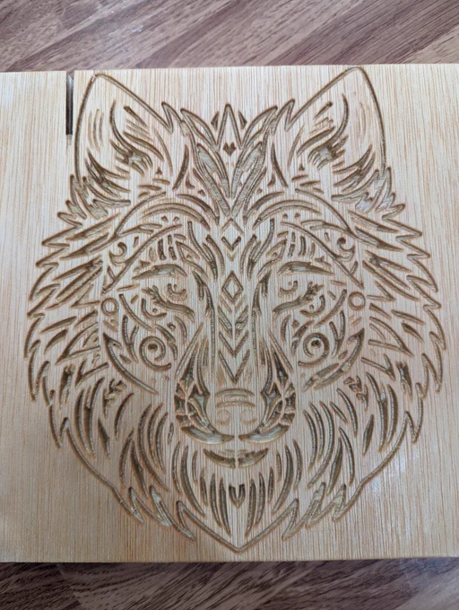 Shapeoko 5 Pro: 60º V Bit using advance vCarve tool path for all but outline