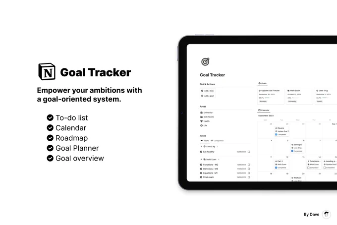 Notion Goal Tracker